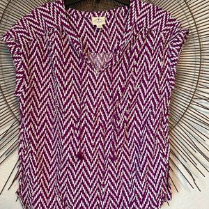 St. John's Bay Purple Blouse